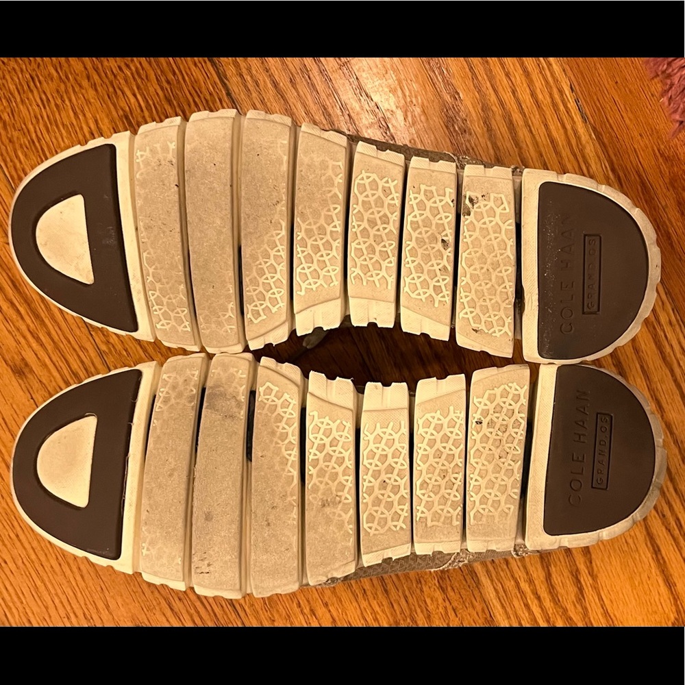 Cole Haan Canvas Wingtip, Tan - Picture 5 of 5